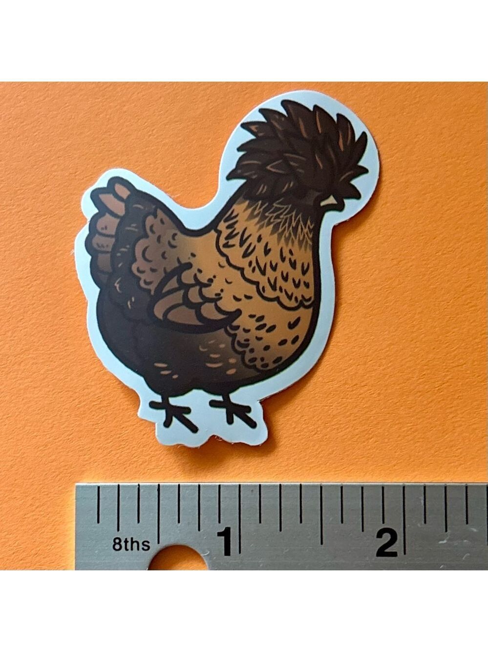 10/$10 Chicken Hen Aesthetic Sticker Waterproof Vinyl Water Bottle Laptop Crafts